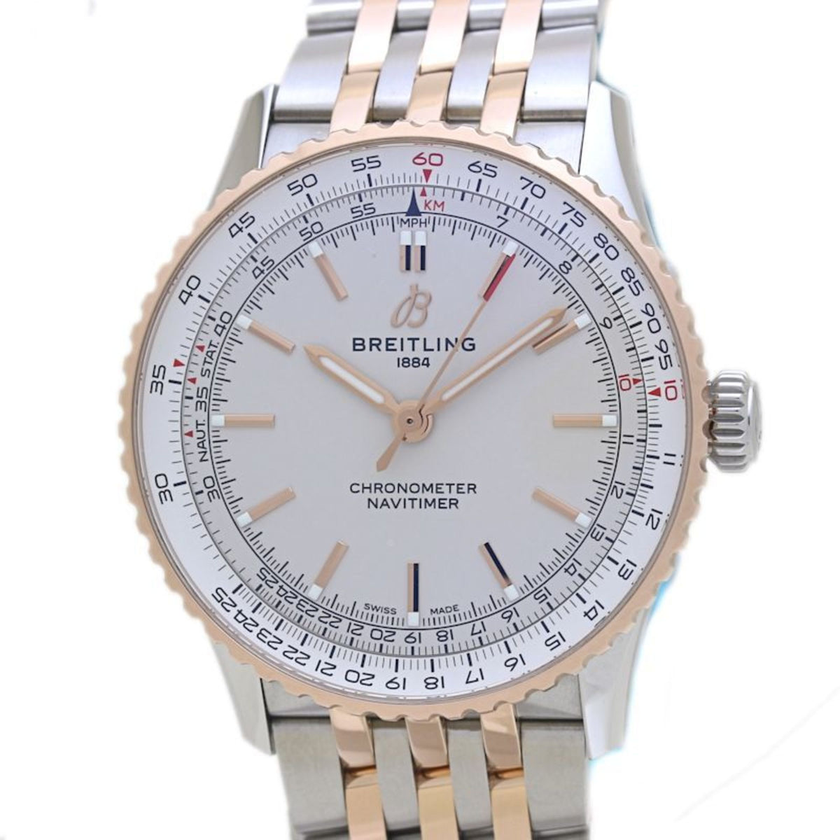 Breitling Stainless Steel Wristwatch (Pre-Owned)