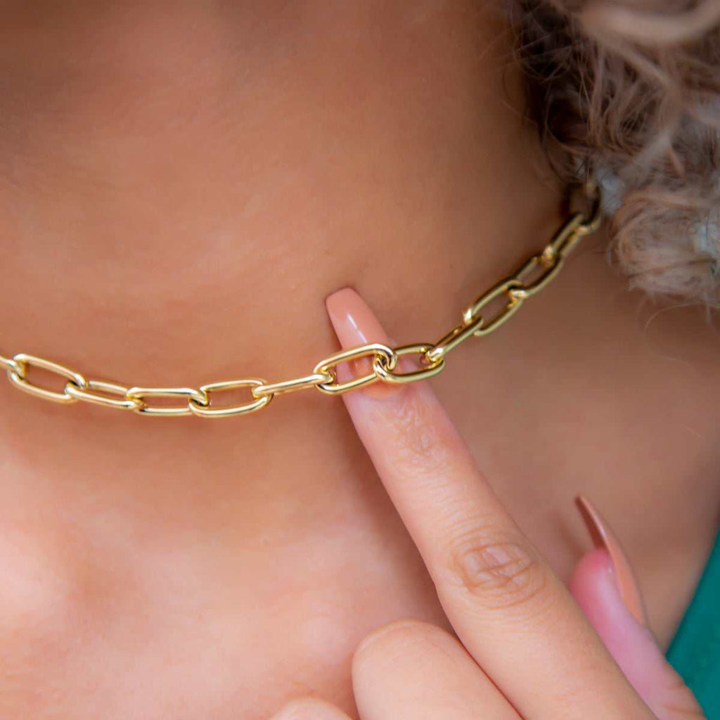 Paperclip Necklace - 7mm