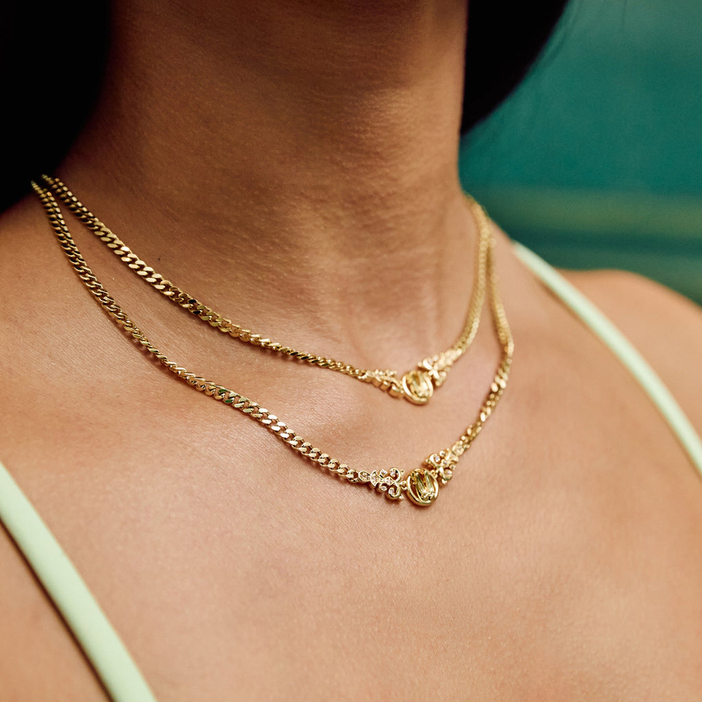 Forme Privé Slipper Chain in Yellow Gold