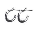 PLAIN OPEN HOOP EARRING