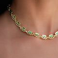 Poing Doré Micro Link Necklace in Yellow Gold