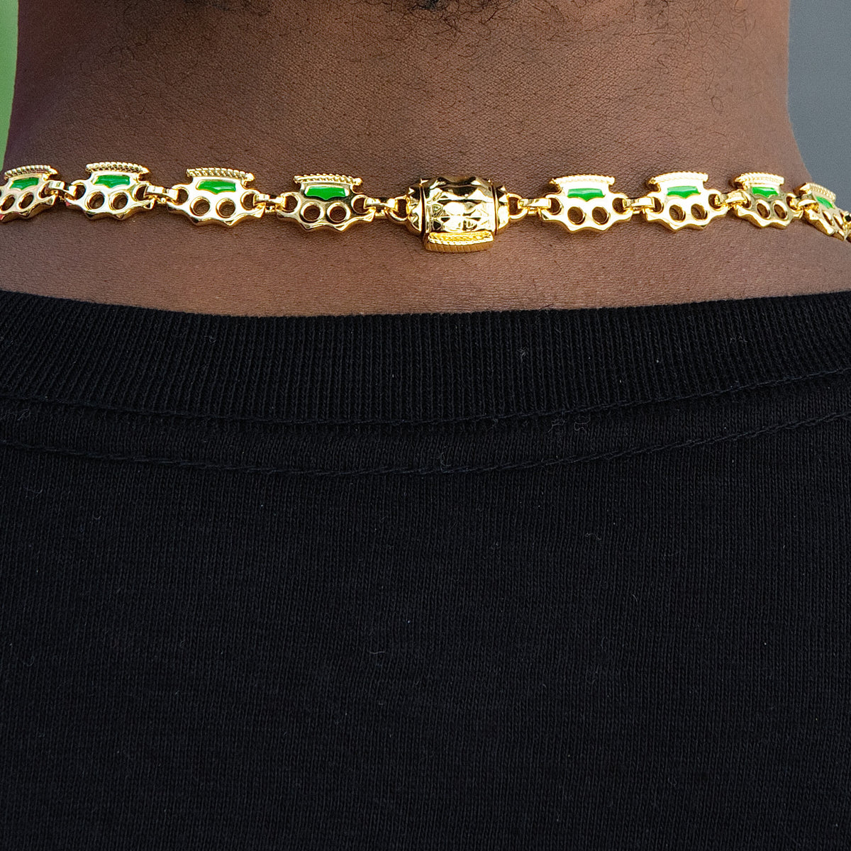 Poing Doré Micro Link Chain in Yellow Gold