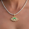 Poing Doré Pendant in Yellow Gold