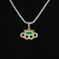 Poing Doré Pendant in Yellow Gold
