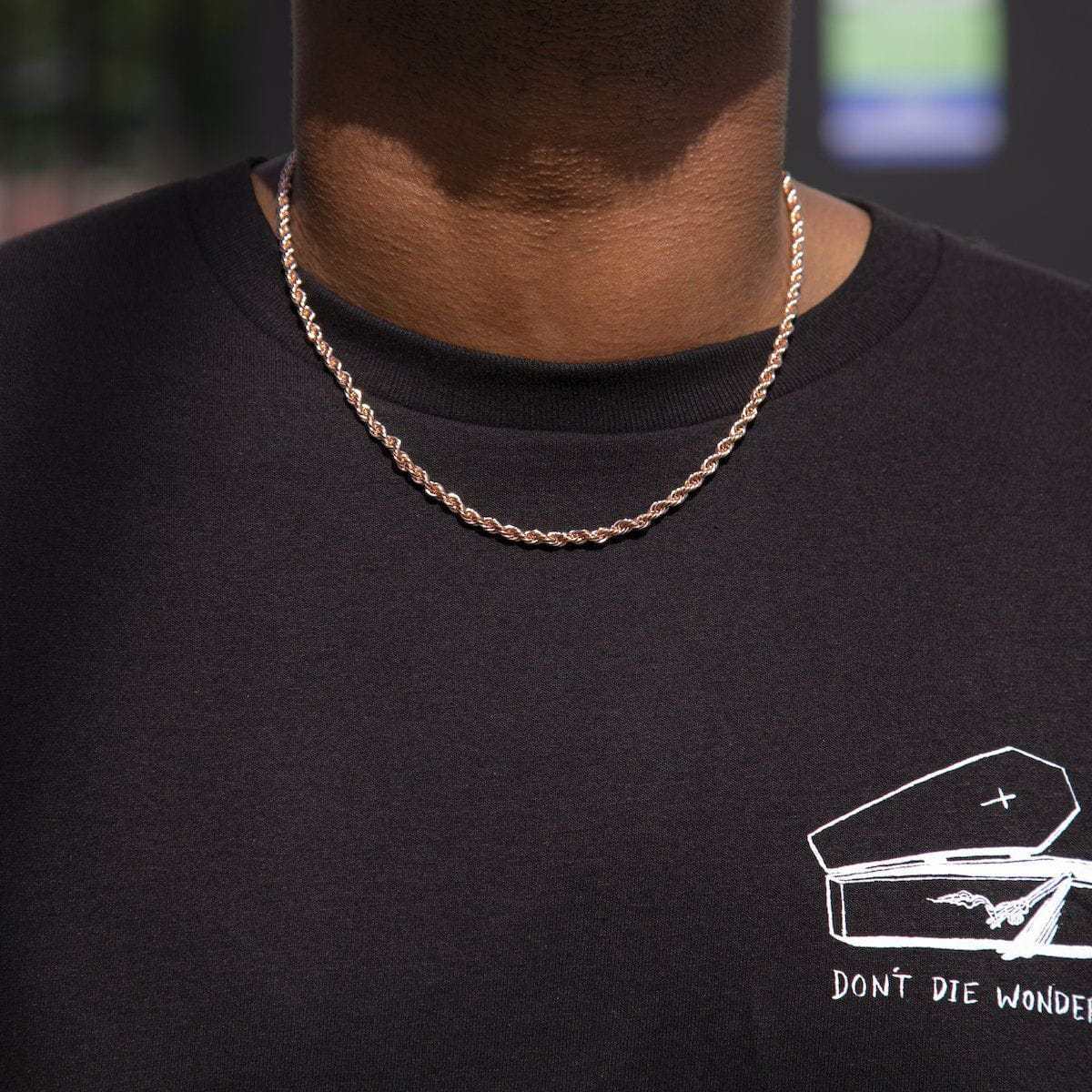 GLD Rope Chain in Rose Gold - 4mm
