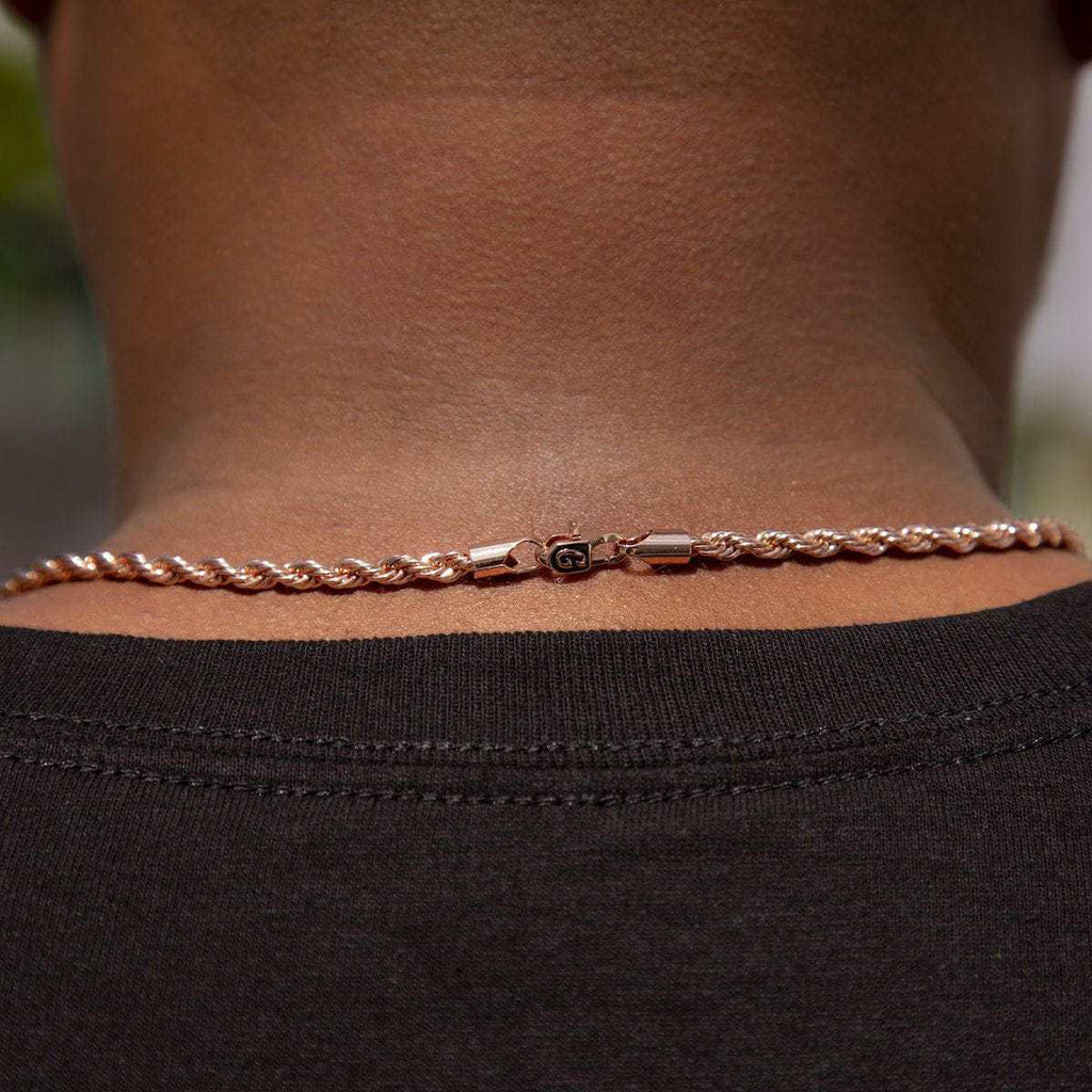 GLD Rope Chain in Rose Gold - 4mm