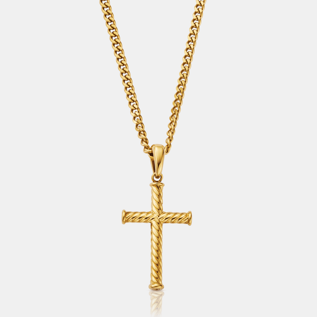 Rope Cross (Gold)