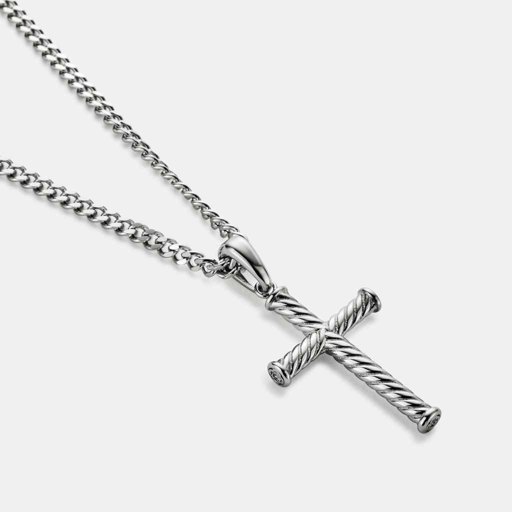 Rope Cross (Silver)