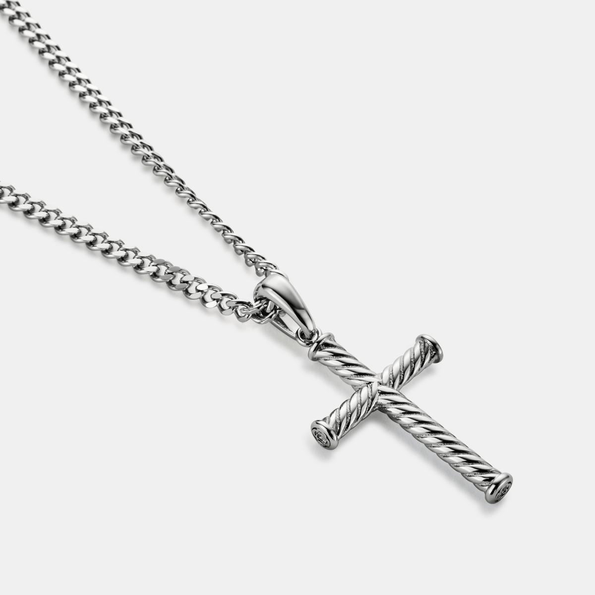 Rope Cross (Silver)
