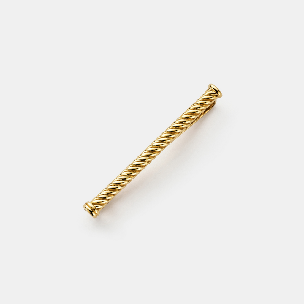 Rope Tie Clip (Gold)