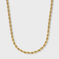 Women's Rope Chain (Gold) - 4mm