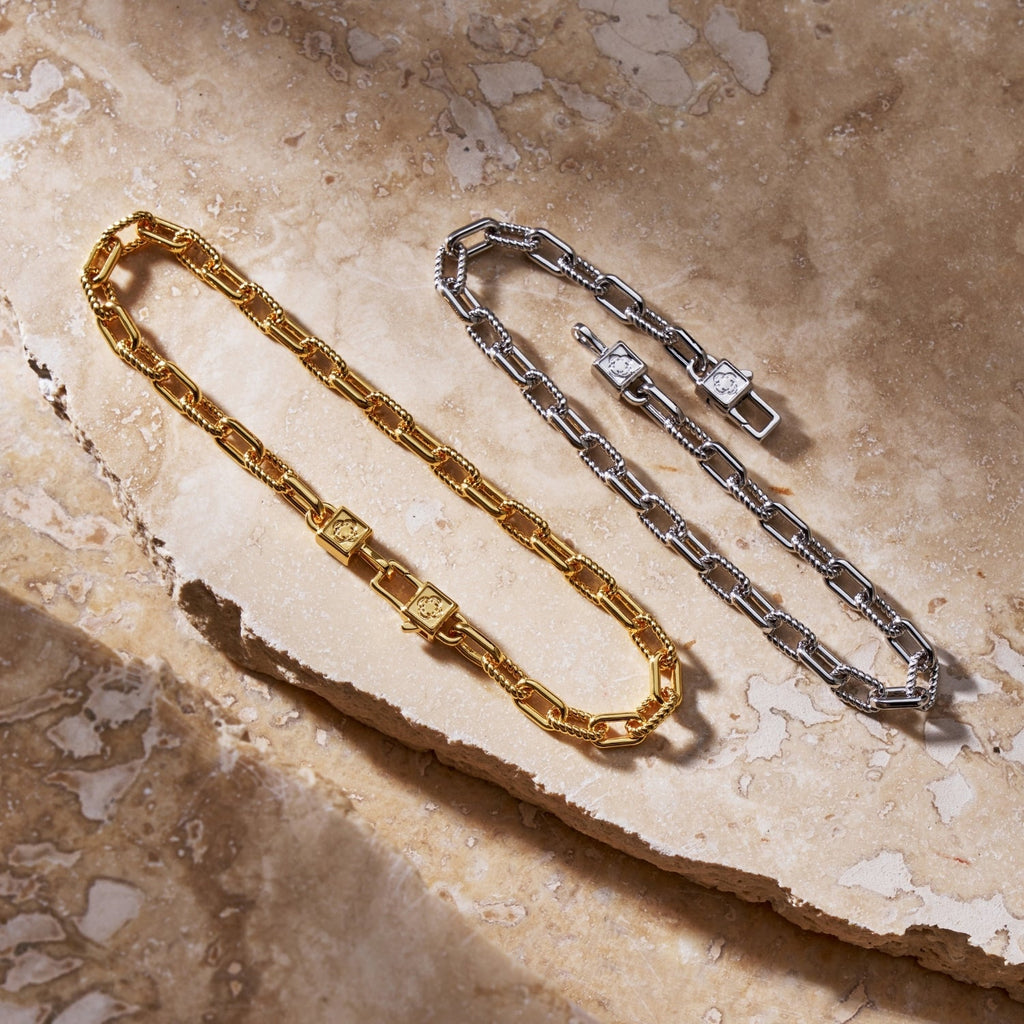 Rope Link Bracelet (Silver)