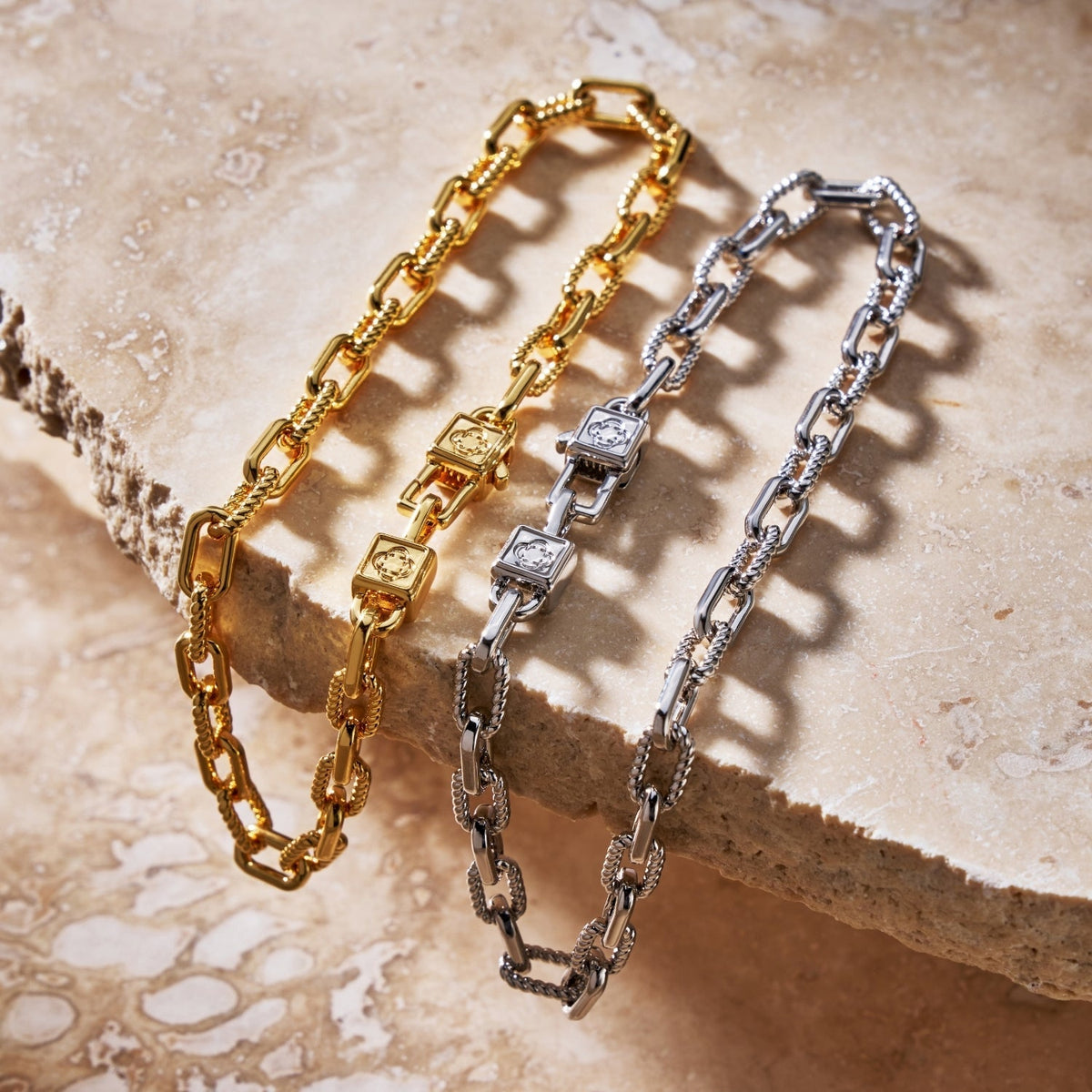 Rope Link Bracelet (Silver)