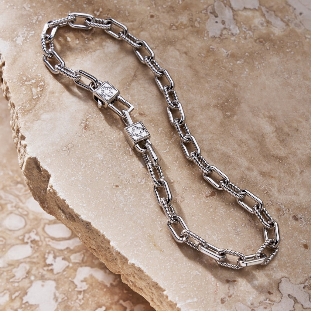 Rope Link Bracelet (Silver)