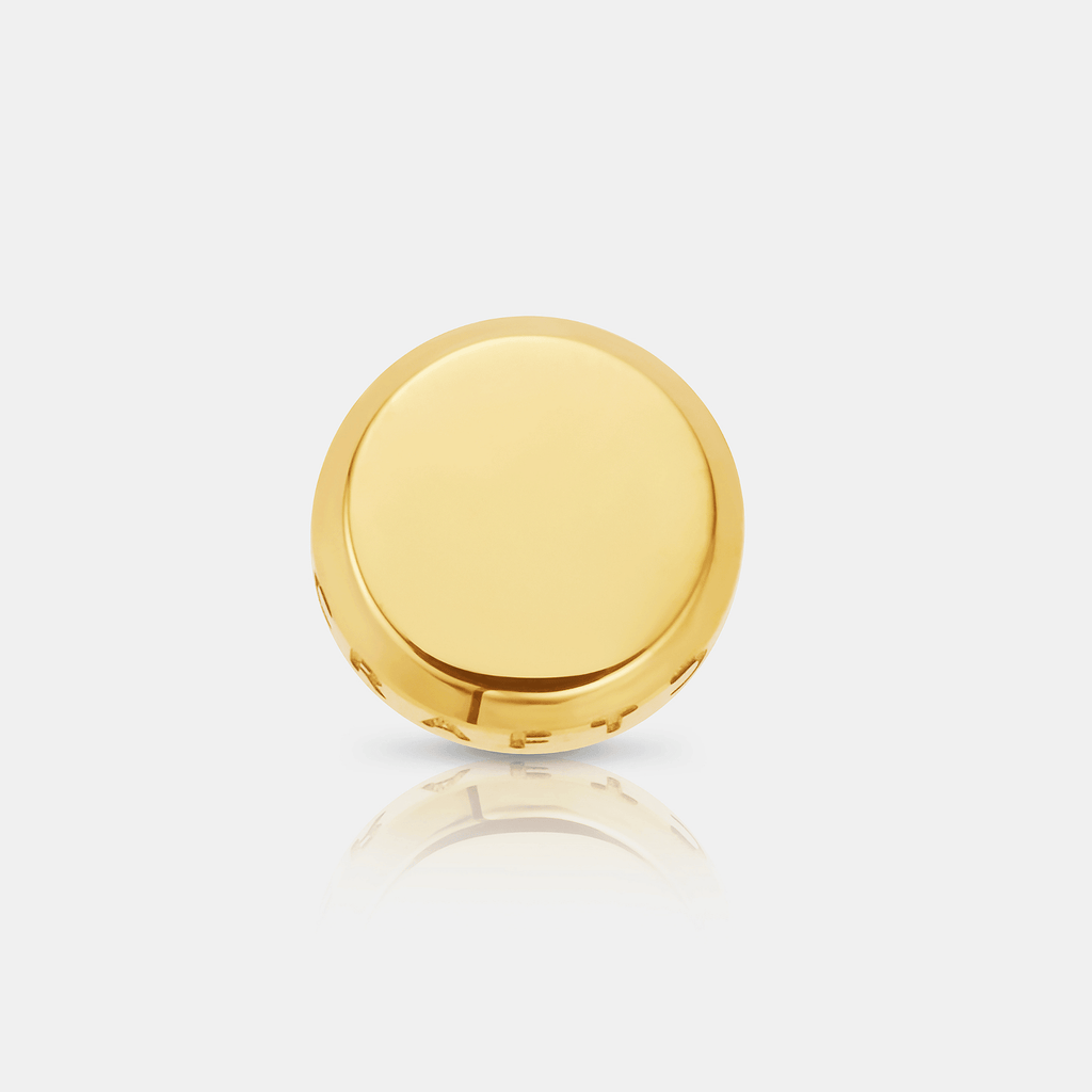 Round Stud Earring (Gold)