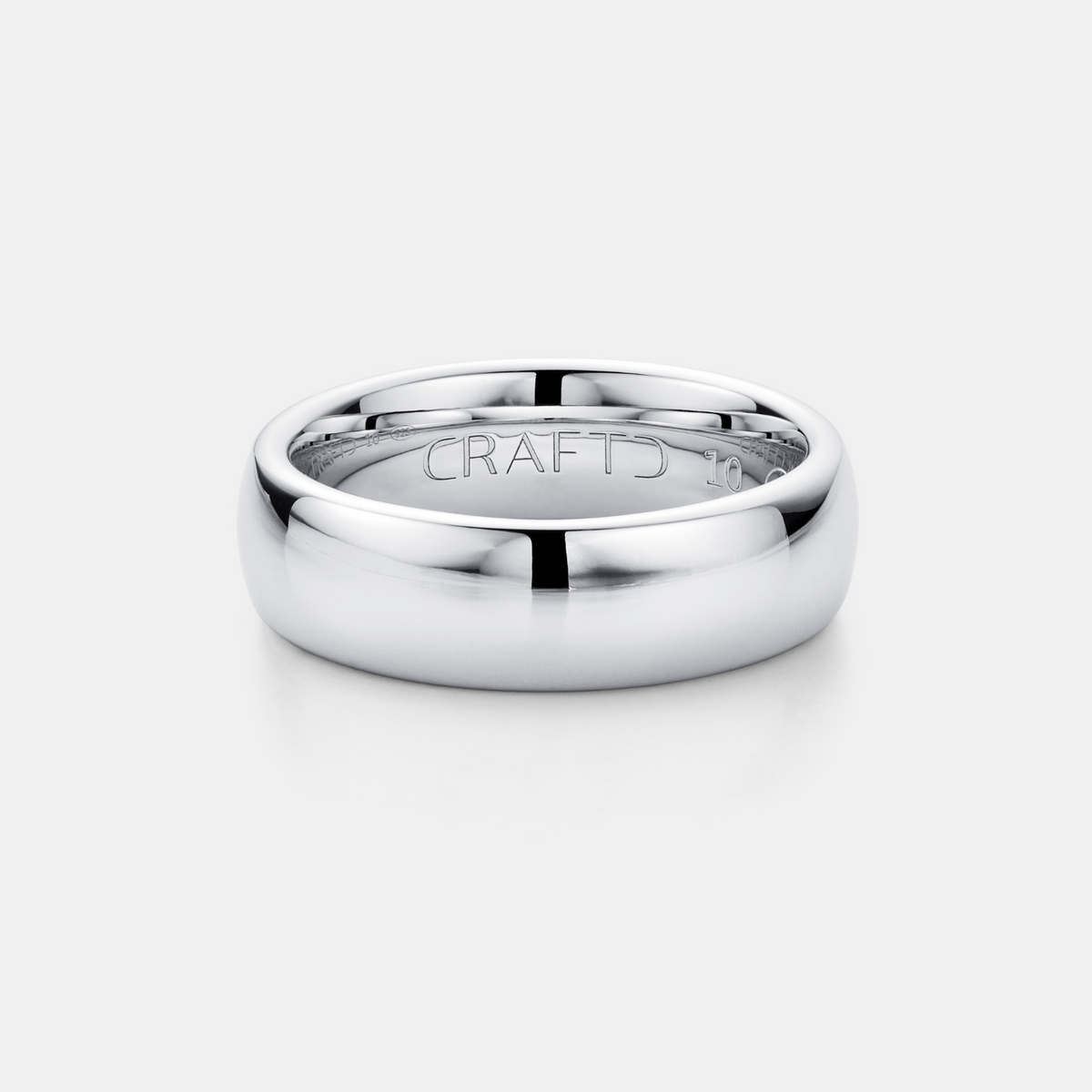 Rounded Ring (Silver) 7mm | Tungsten