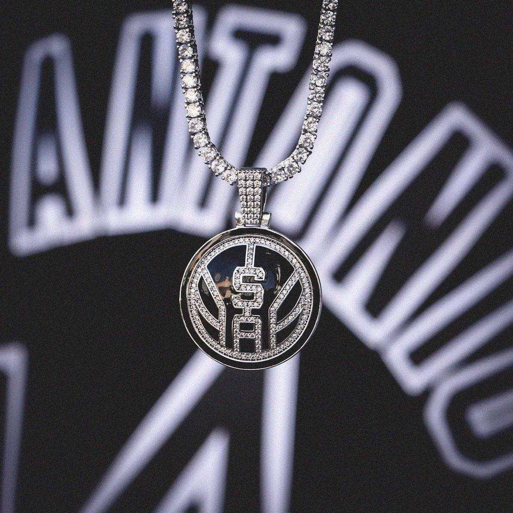 San Antonio Spurs Official NBA Logo Pendant