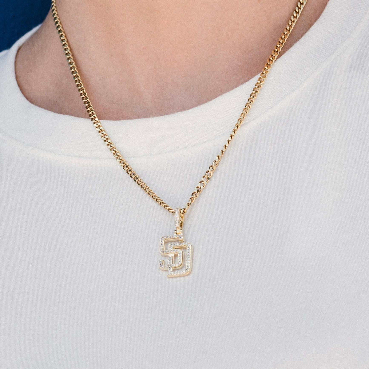 San Diego Padres Official MLB Micro Logo Pendant