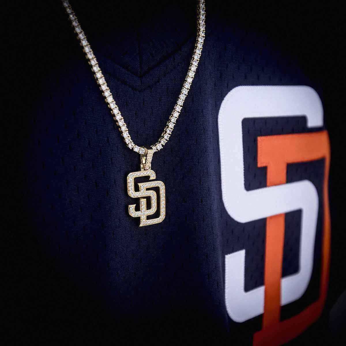San Diego Padres Official MLB Logo Pendant