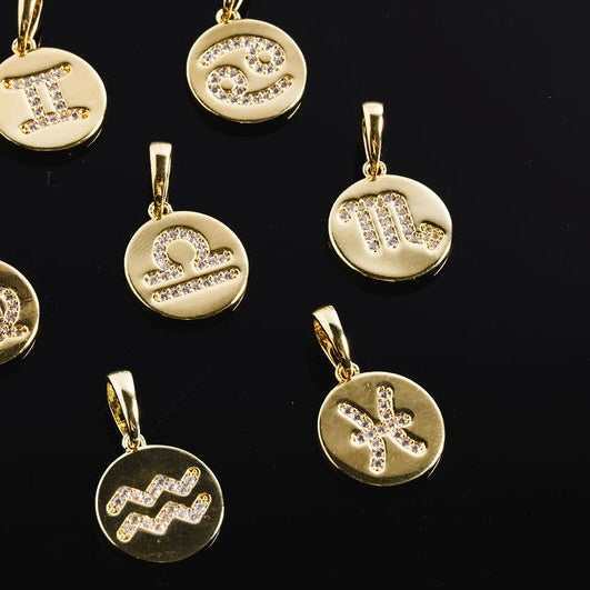 Scorpio Micro Coin Pendant