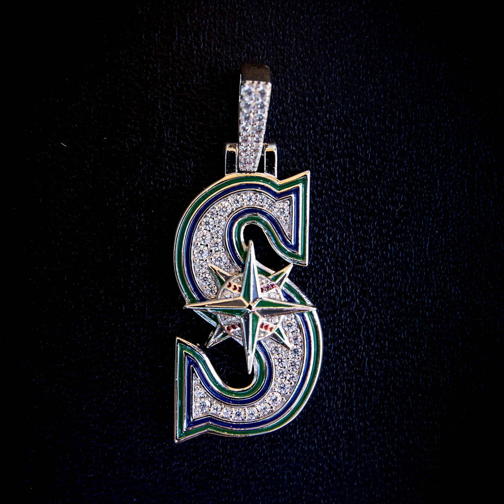 Seattle Mariners Official MLB Logo Pendant