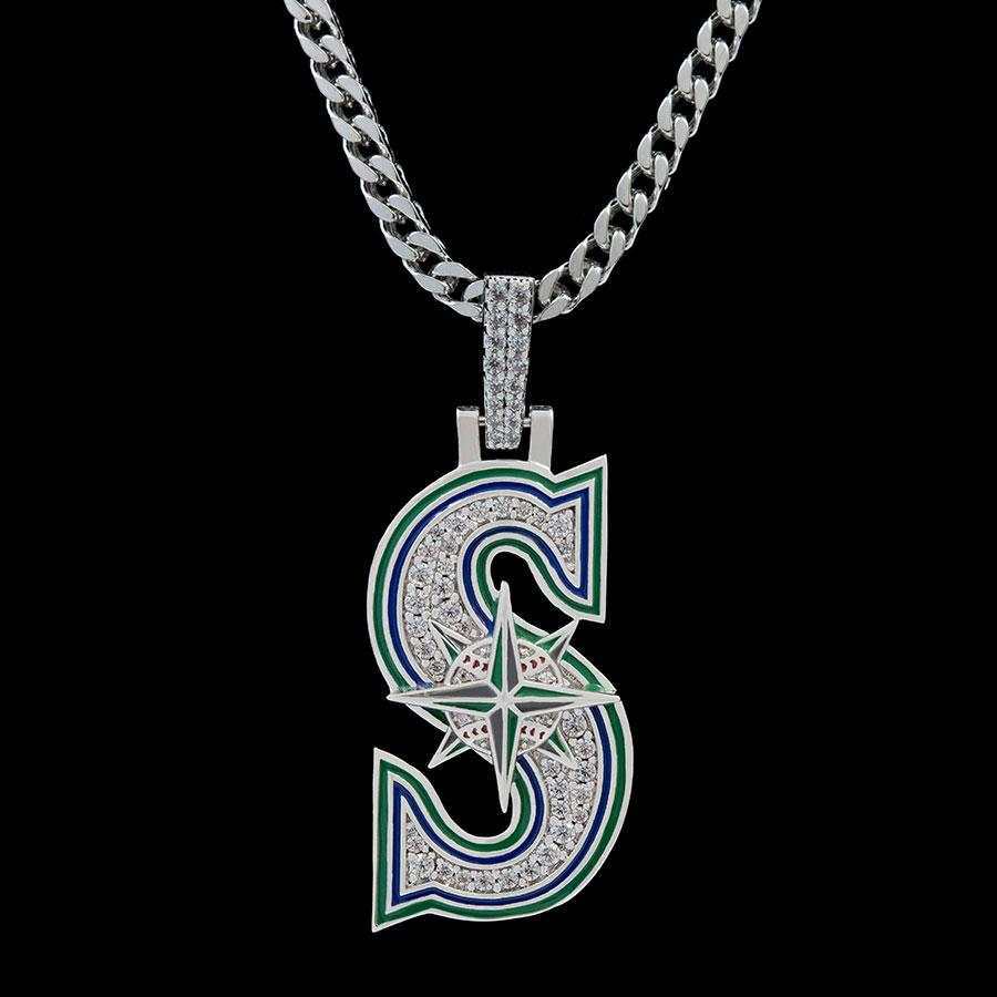 Seattle Mariners Official MLB Logo Pendant