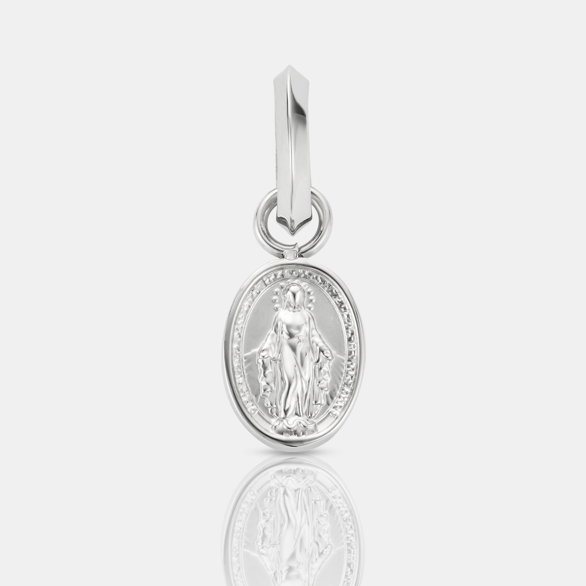 Mini Virgin Mary (Silver)