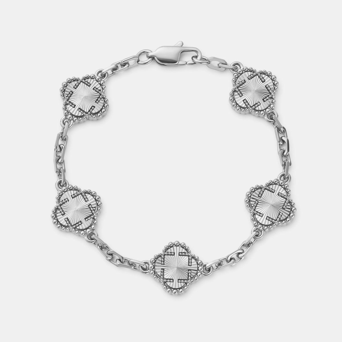 Clover Bracelet (Silver)