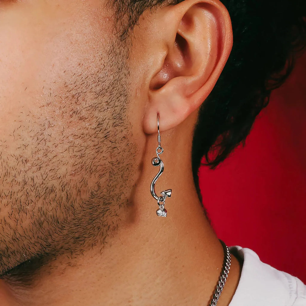 SNAKE SKULL EARRING