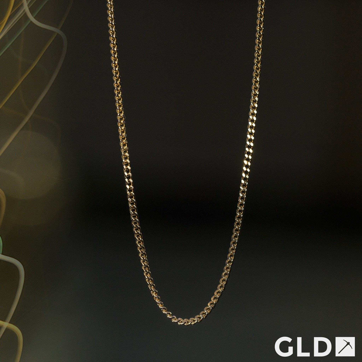 Solid Gold Micro Cuban (3mm)