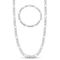 5mm Figaro Set | Silver