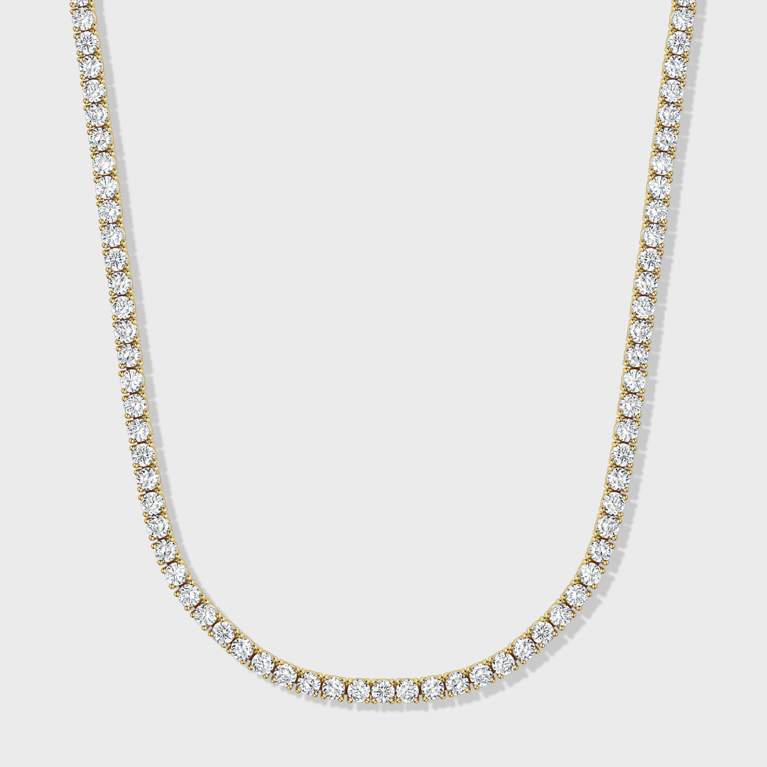 Tennis Chain (Gold) - 3mm
