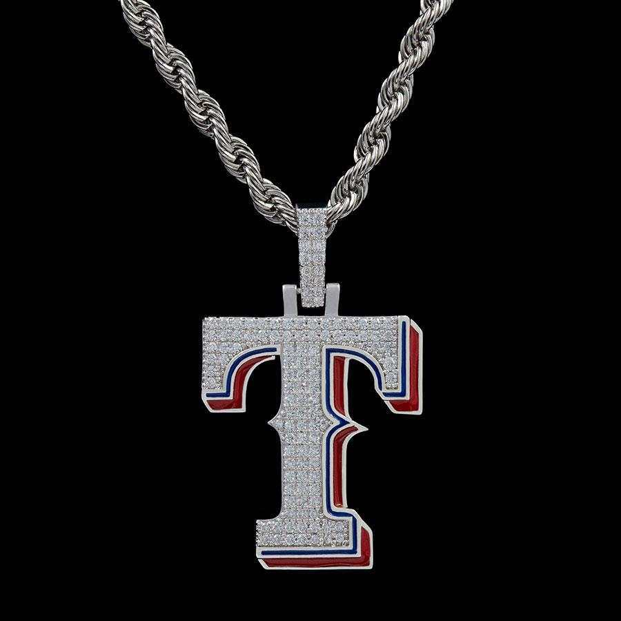 Texas Rangers Official MLB Logo Pendant
