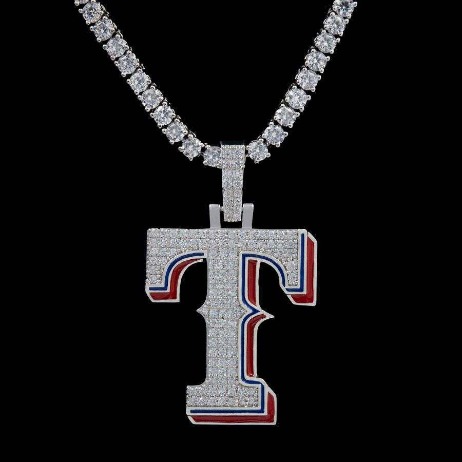 Texas Rangers Official MLB Logo Pendant