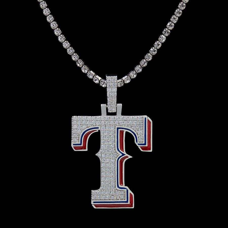 Texas Rangers Official MLB Logo Pendant