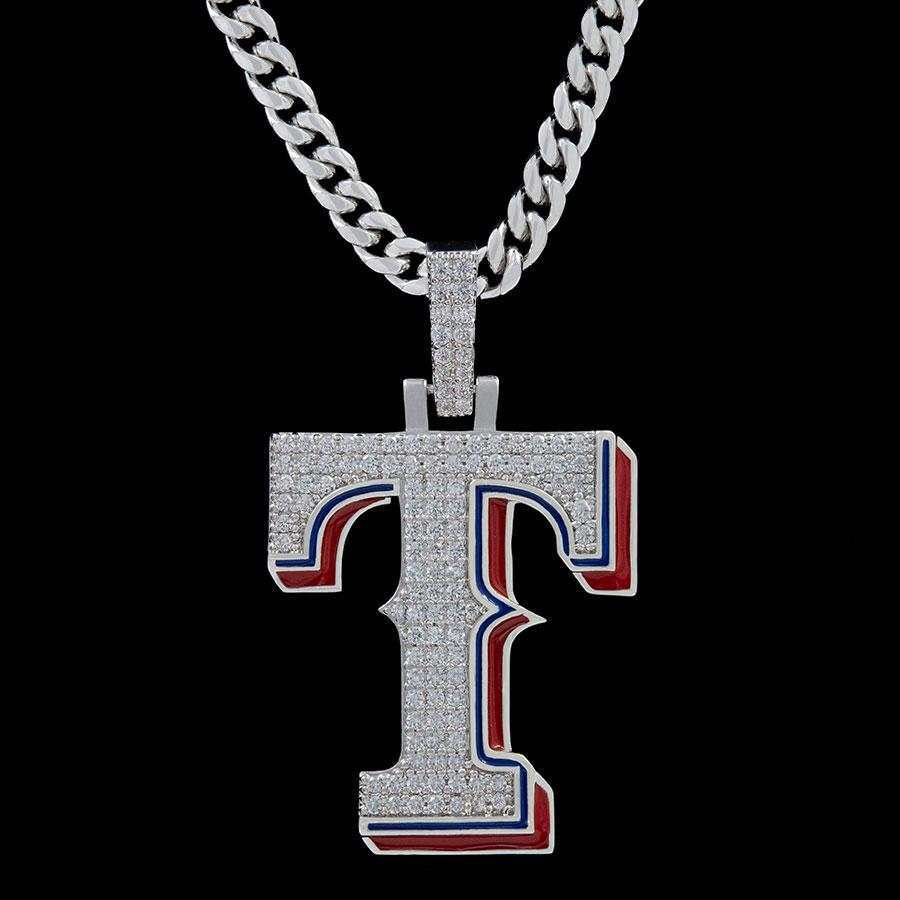 Texas Rangers Official MLB Logo Pendant