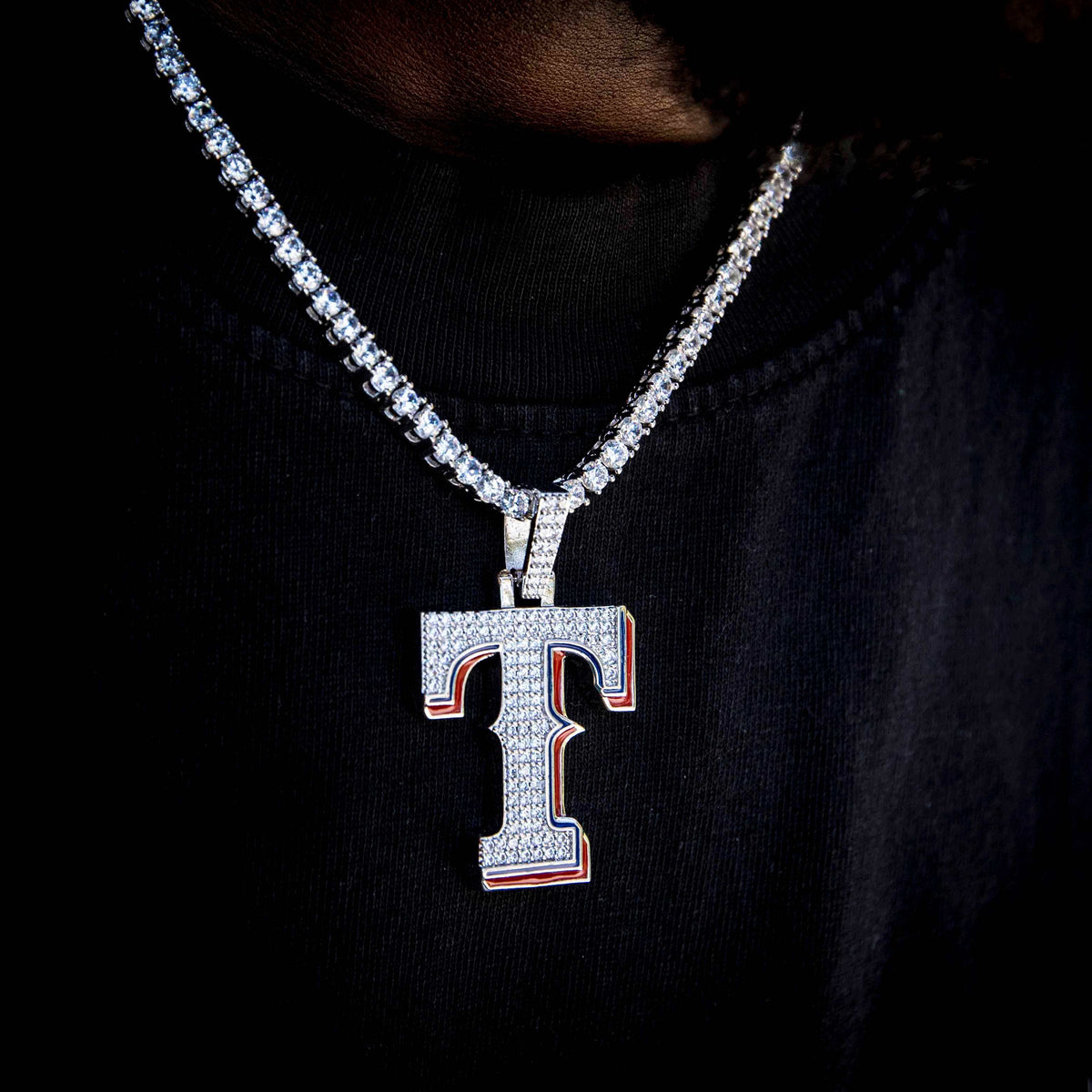 Texas Rangers Official MLB Logo Pendant