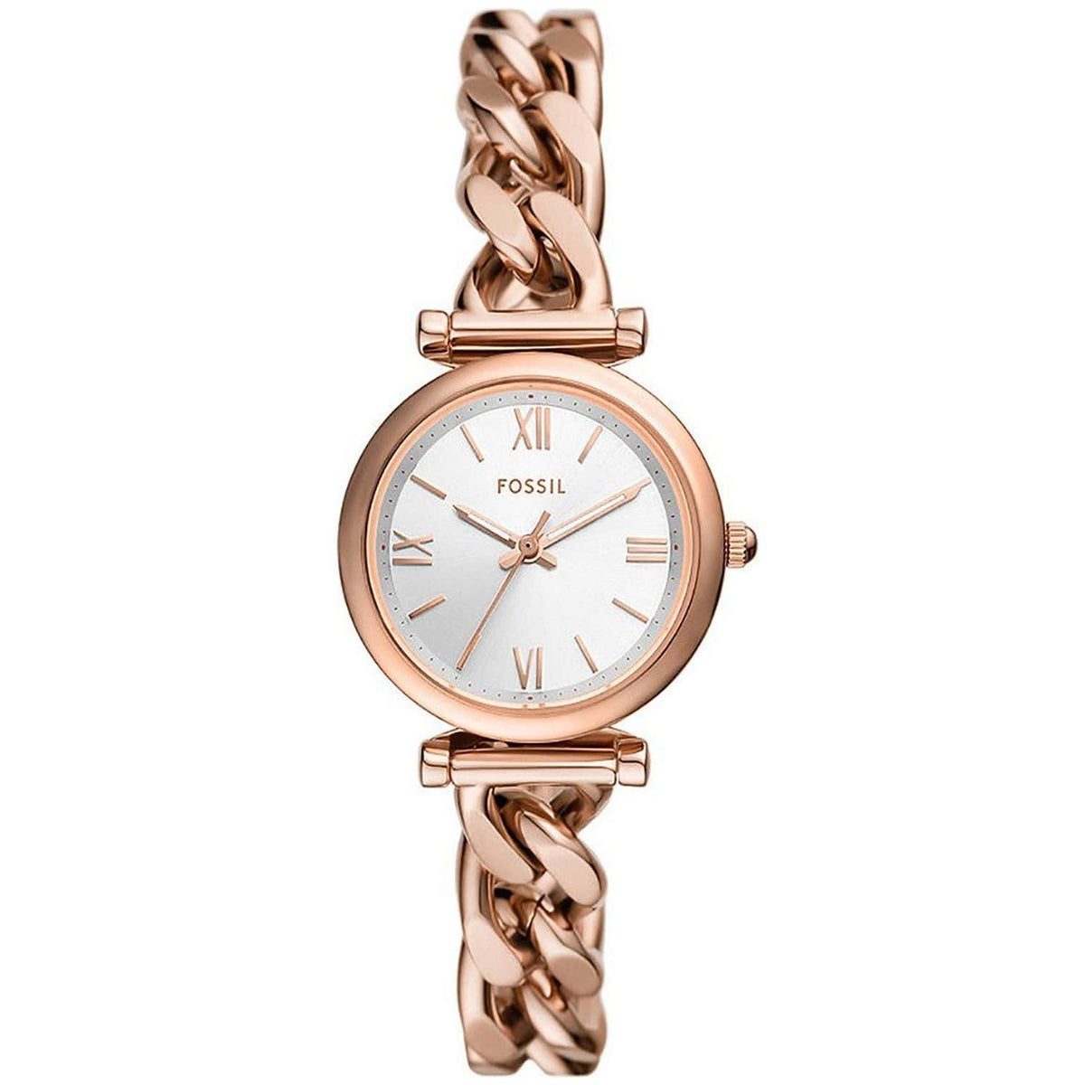 Fossil Women's Carlie Silver Dial Watch