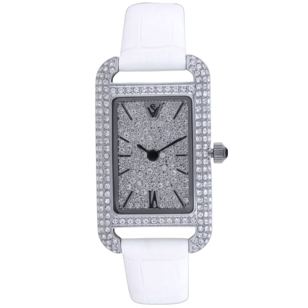Christian Van Sant Women's Opaline Silver Dial Watch