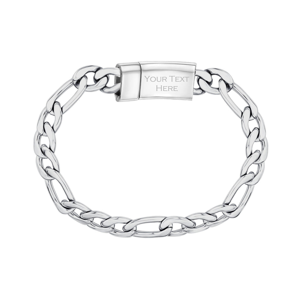 9mm Figaro Link Bracelet