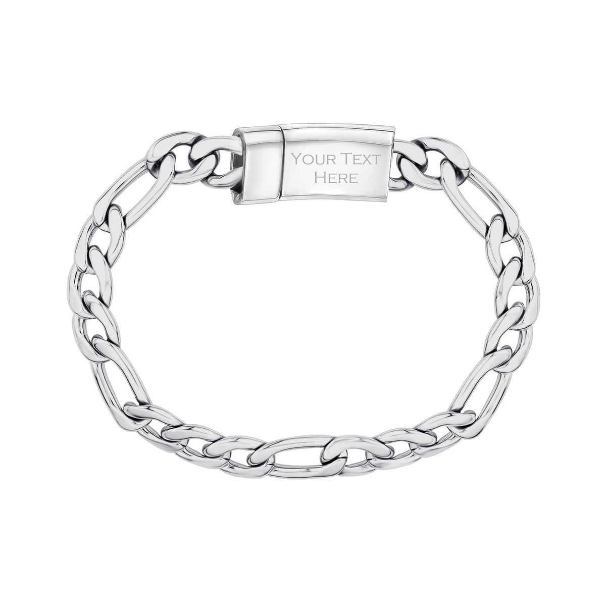 9mm Figaro Link Bracelet