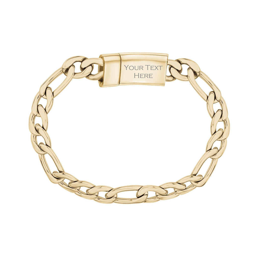 9mm Figaro Link Bracelet