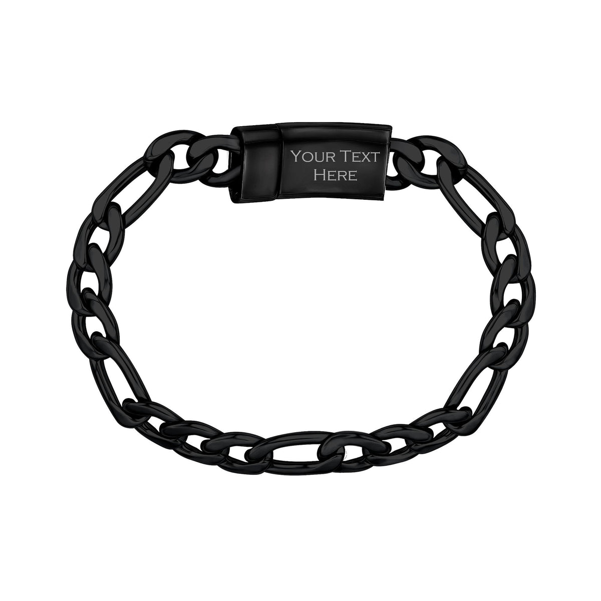 9mm Figaro Link Bracelet