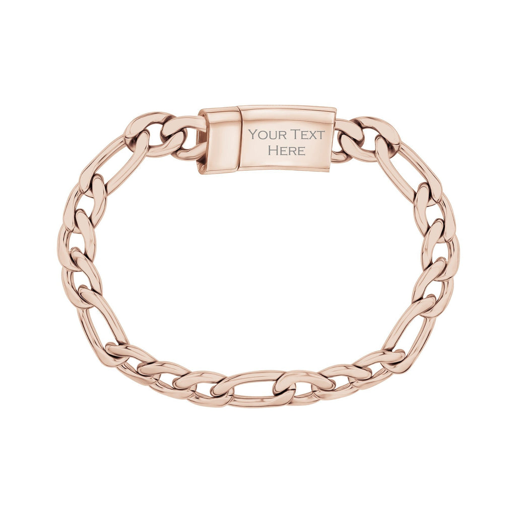 9mm Figaro Link Bracelet