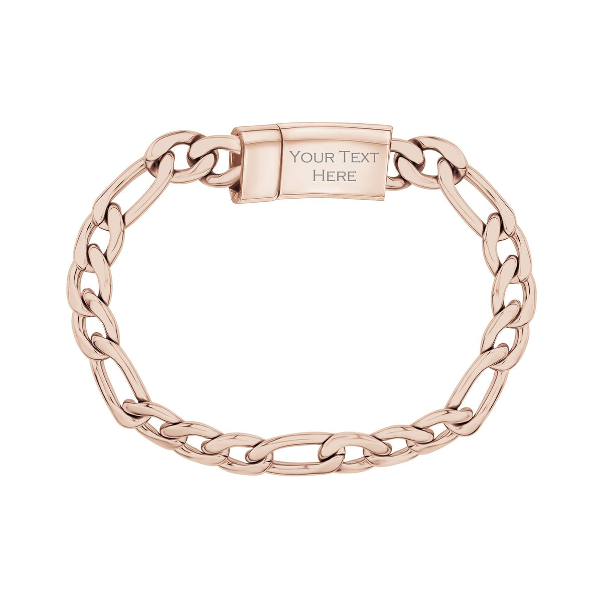 9mm Figaro Link Bracelet