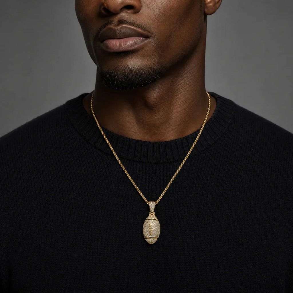 Football Pendant (Gold)