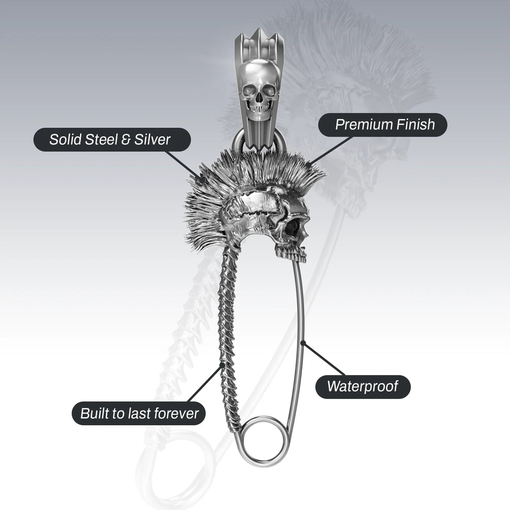 PUNK SAFETY PIN PENDANT