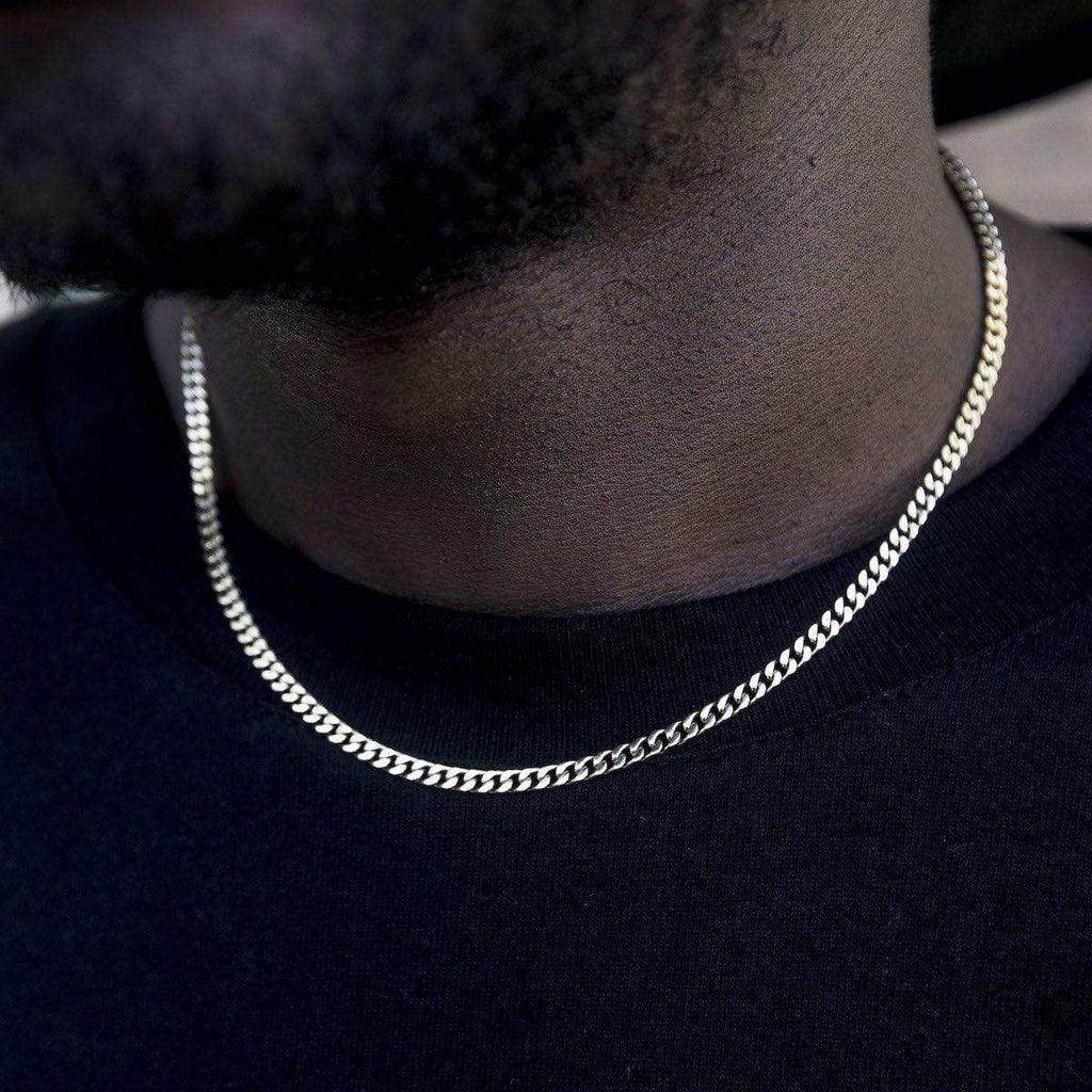 2mm Micro Cuban in Yellow Gold Vermeil