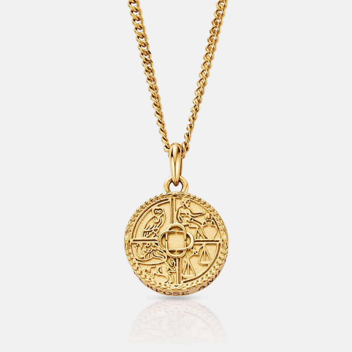 Virtues Pendant (Gold)