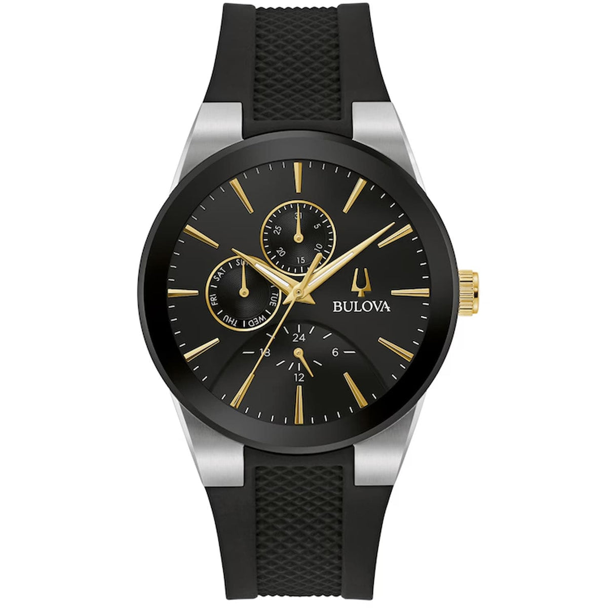 Bulova Women's Quadra Black Dial Watch